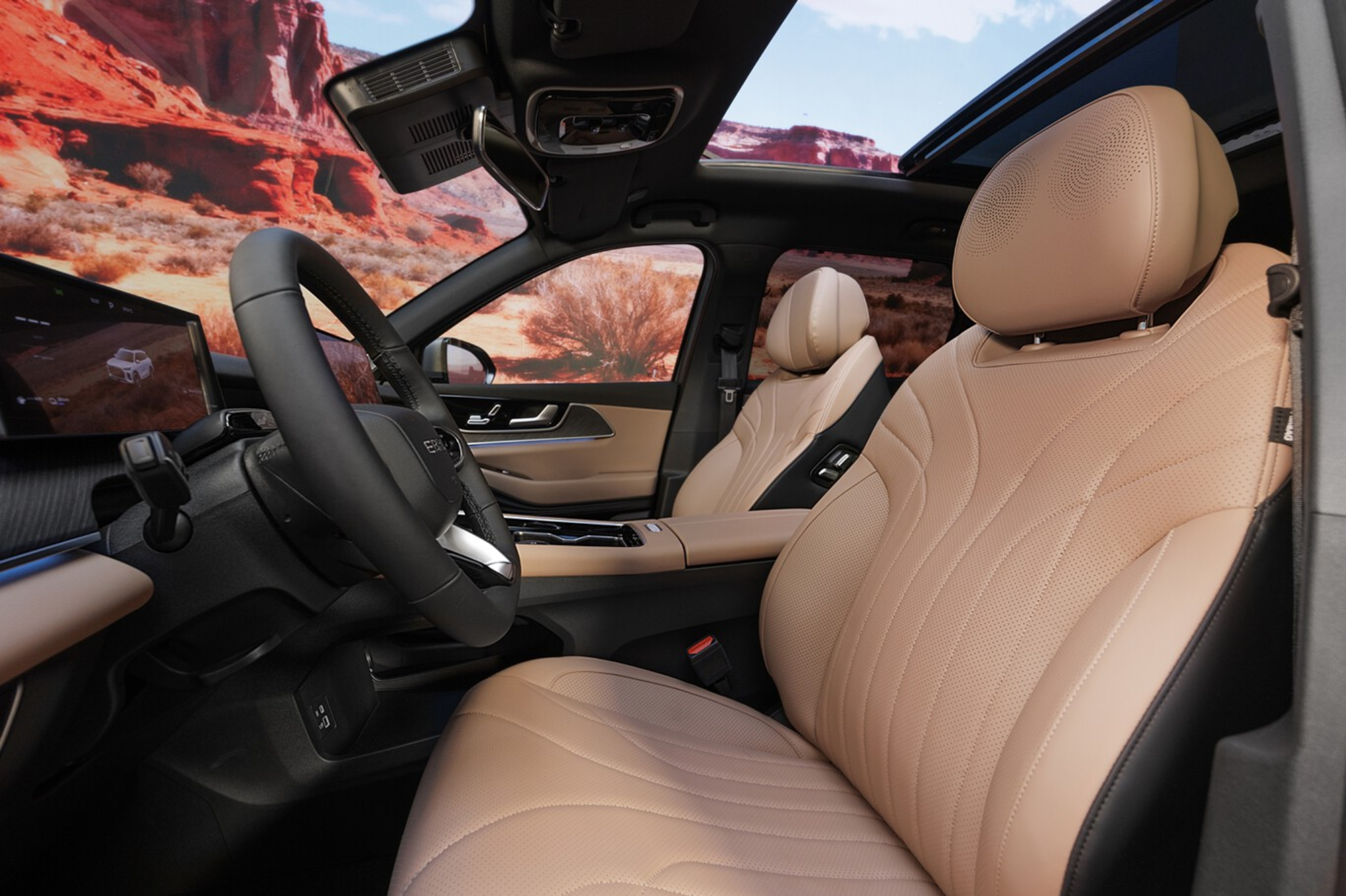 Sièges avant confortables de l’Ebro S900