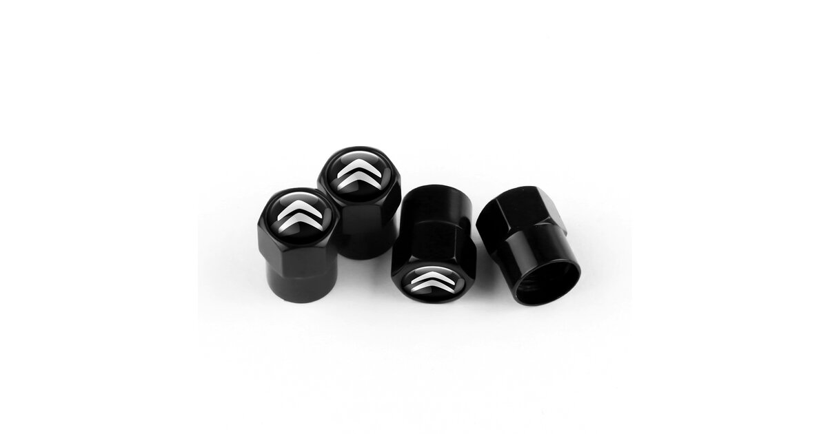 6 Bouchons De Valve Vélo Presta – Aluminium – Noir – KAPSING – Protection Anti-Poussière, Design Texturé – Compatible Route Et VTT