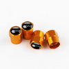Bouchons de valve BYD dorés en aluminium, lot de 4