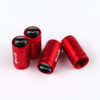 Bouchons de valve sport BYD rouges en aluminium, lot de 4