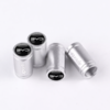 Bouchons de valve sport BYD argent en aluminium, lot de 4