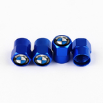 lot de 4 capuchons de valves bleu bmw