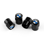 Lot de 4 capuchons tige de valve noirs pour jante alu
