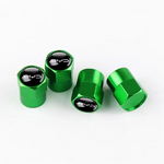 Bouchons de valve BYD verts en aluminium, lot de 4