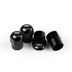 Bouchons de valve BYD noirs en aluminium, lot de 4