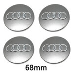 Cache-moyeu Audi 68 mm gris référence 8D0601170