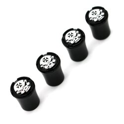 10 Bouchons De Valve ABS Noirs Avec Joint - Pour Voiture, Moto, Scooter, Vélo - Protection Poussière, Anti-perte Air