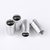 Lot de 4 embouts de protection pour valve argentés Sport avec logo Audi sur fond blanc