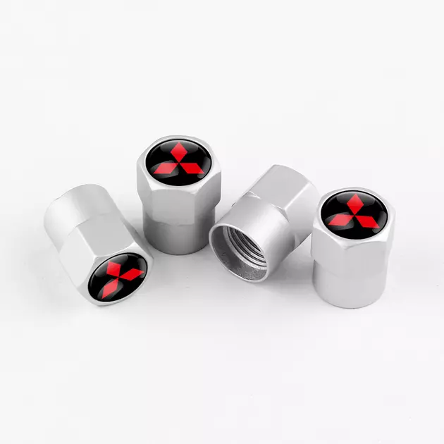Bouchons de valve Mitsubishi argent