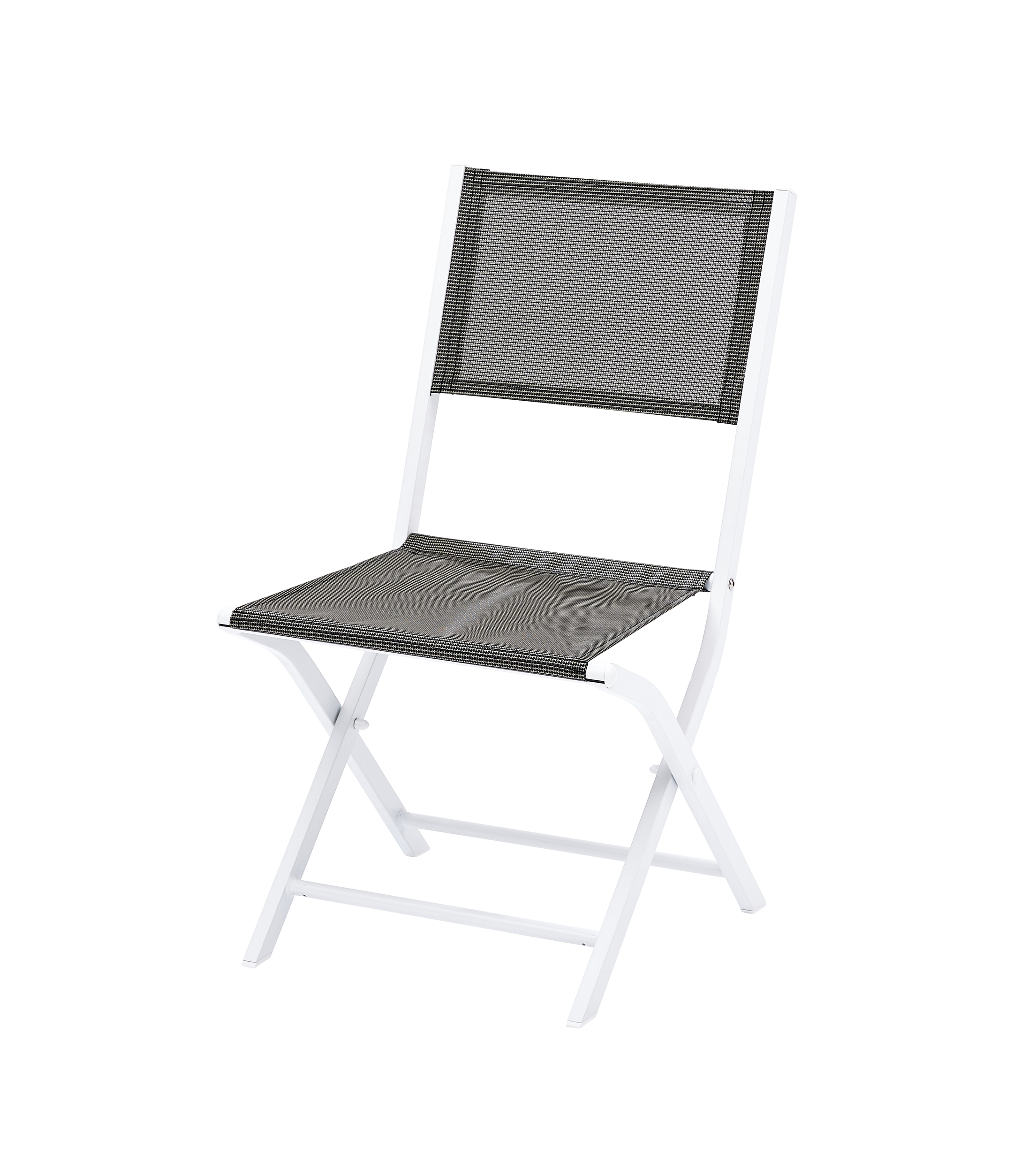 Chaise pliante en aluminium Modulo - lot de 2
