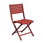 chaise Lucca rouge