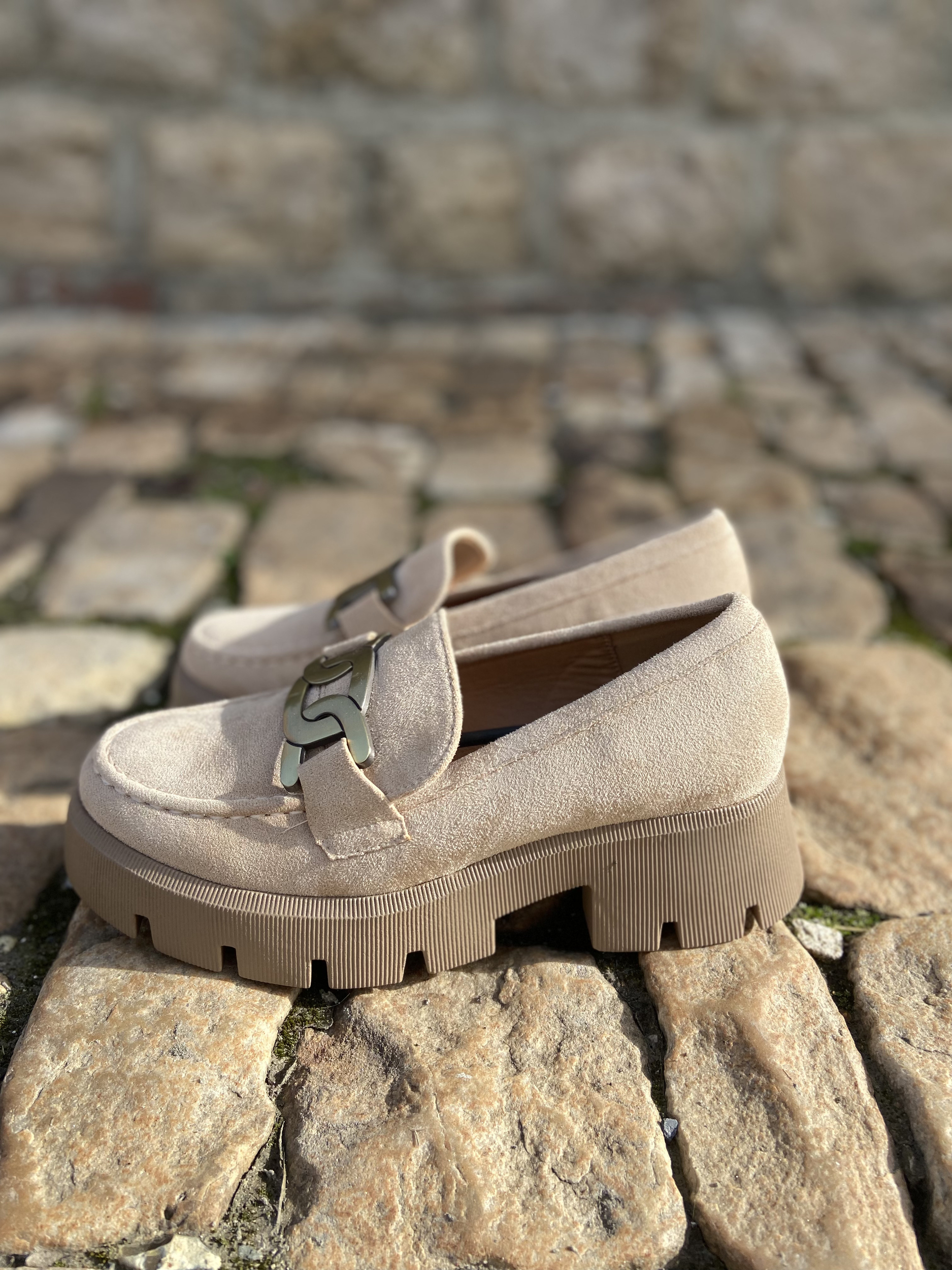 Mocassins beige