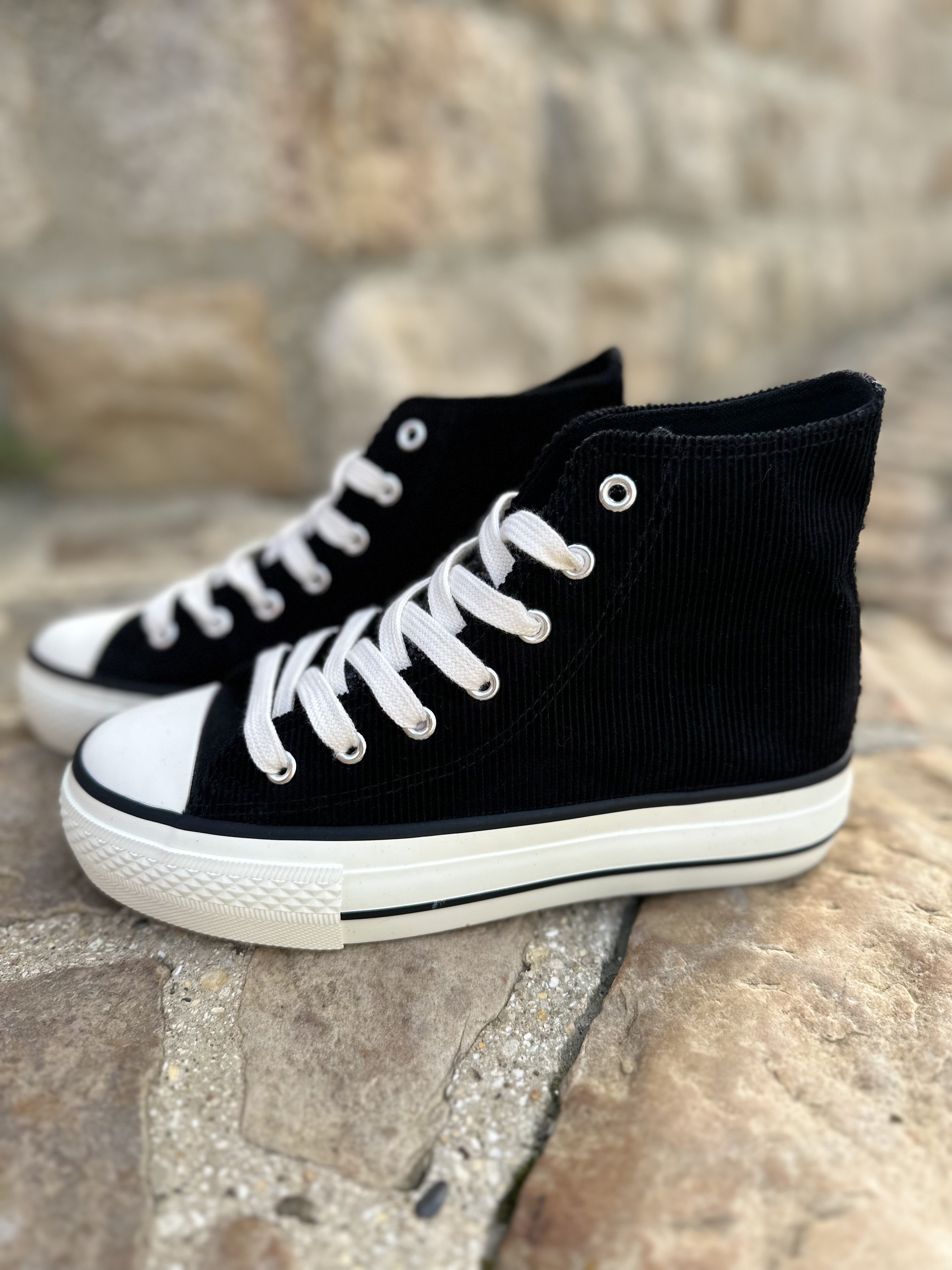 Baskets montantes noires