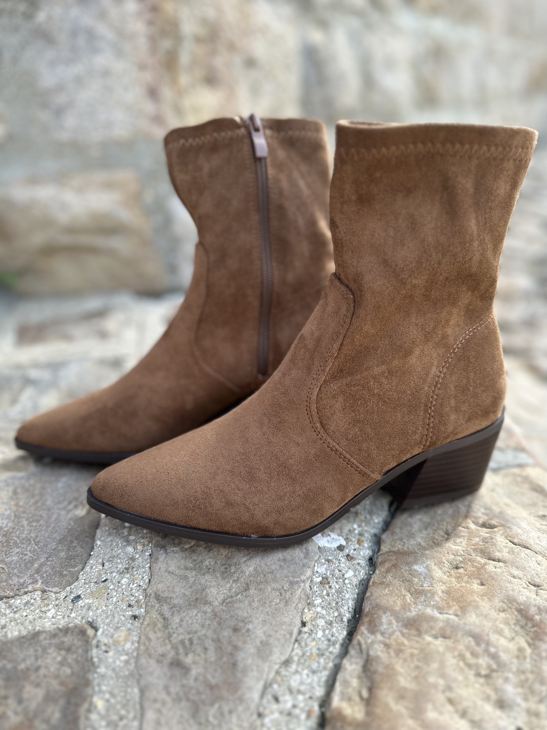Bottines camel