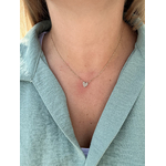 Collier taupe coeur