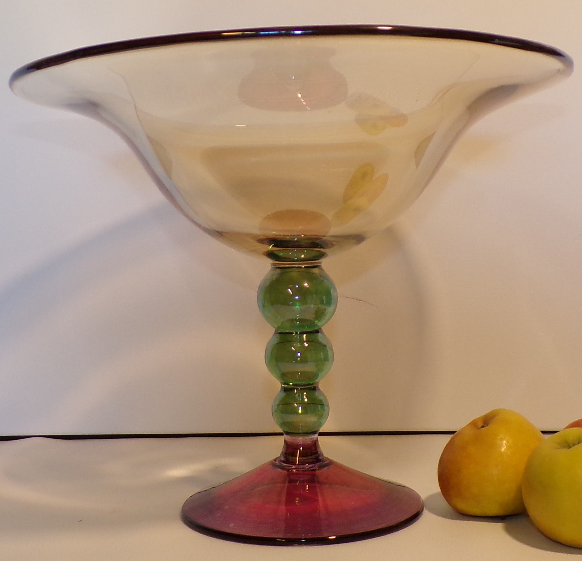 Magnifique coupe à fruit des années 50 - Art de la table/Verreries/cristal  - Chin'âge Brocante