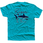 Requin-bleu-adulte-dos-turquoise