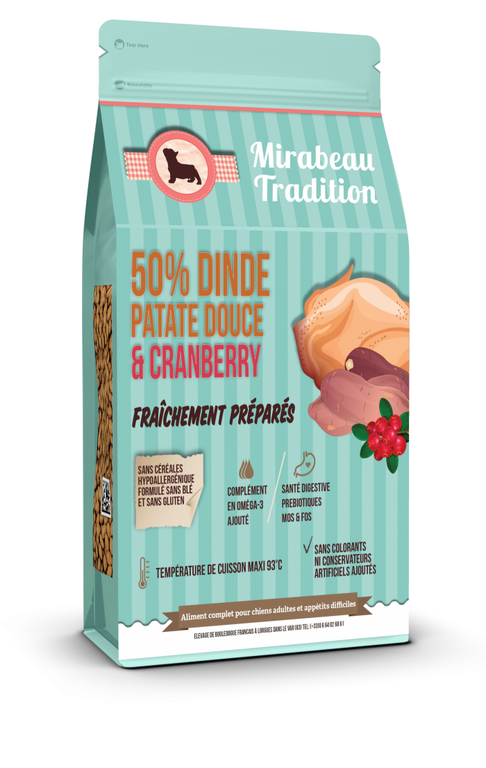 Croquettes chien à la dinde et au cranberry1