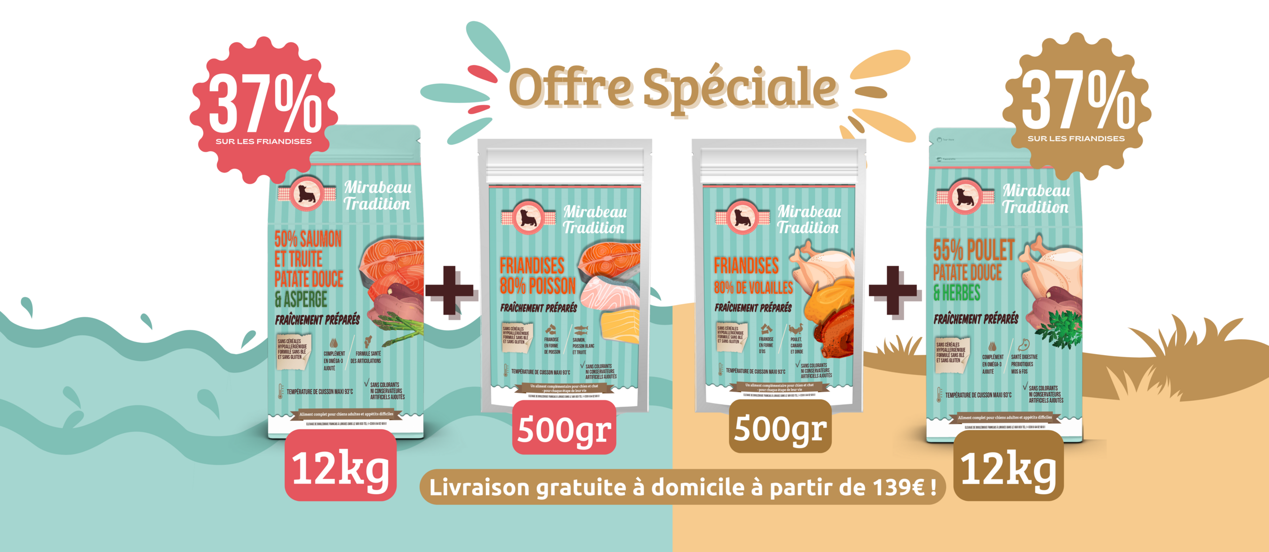 Croquettes mijotées vapeur et gourmandises 
