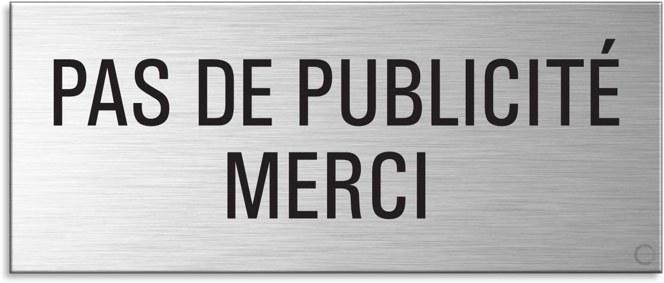 Stop Pub : Autocollant anti-pub écolo à coller sur la boîte aux lettres
