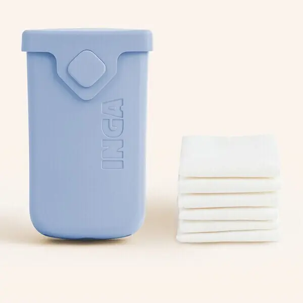 6 Mouchoirs lavables en coton 100% biologique