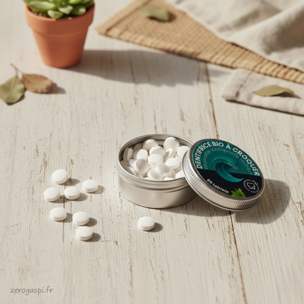 Dentifrice solide en pastilles à croquer - 60 pastilles