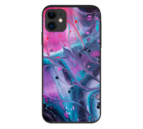 coque biodegradable marbe violet