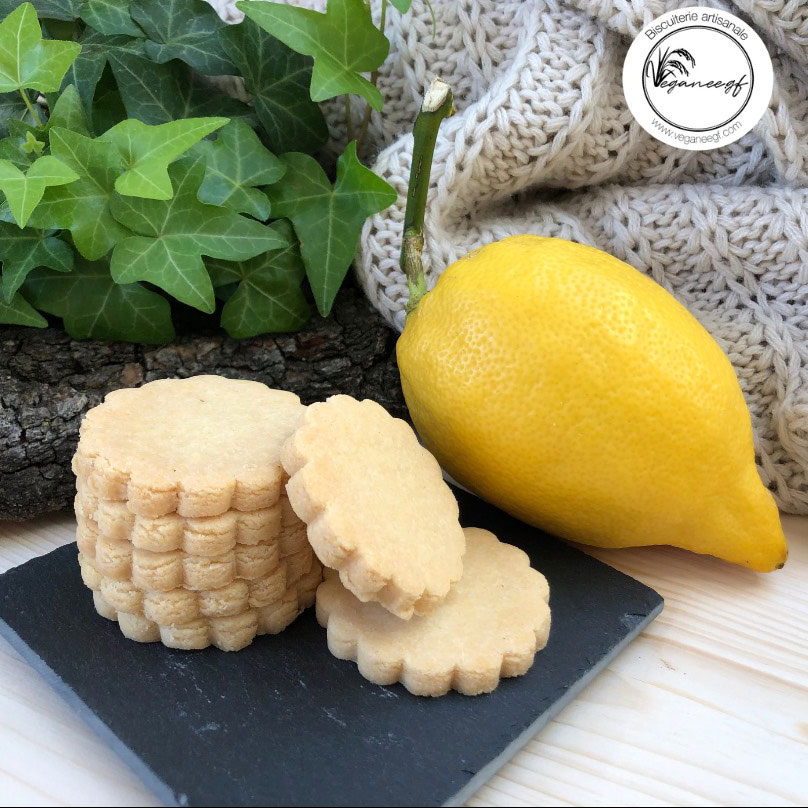 Biscuits sablés vegan au citron - Healthy Alie