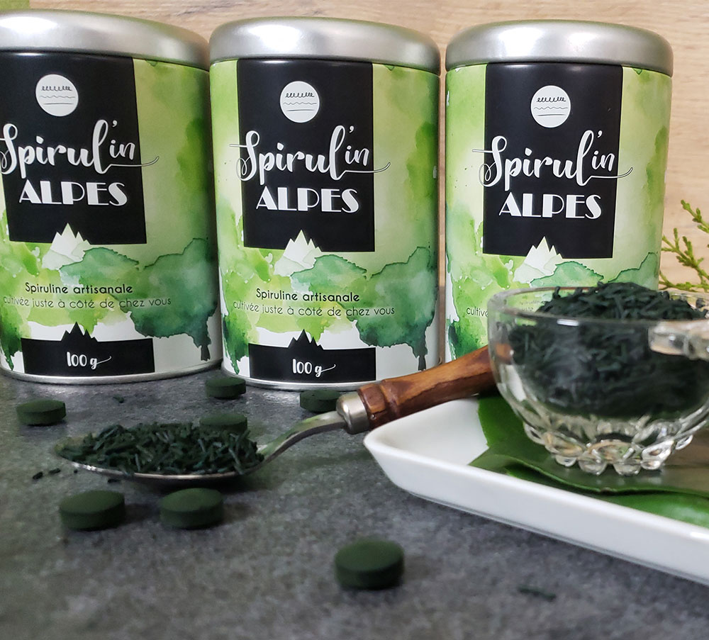 Spiruline paysanne en paillettes