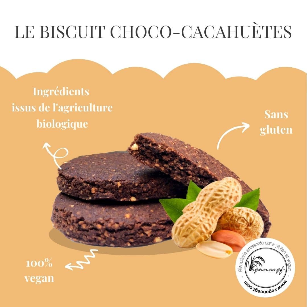 Sablés choco-cacahuète - Ze Biscuit