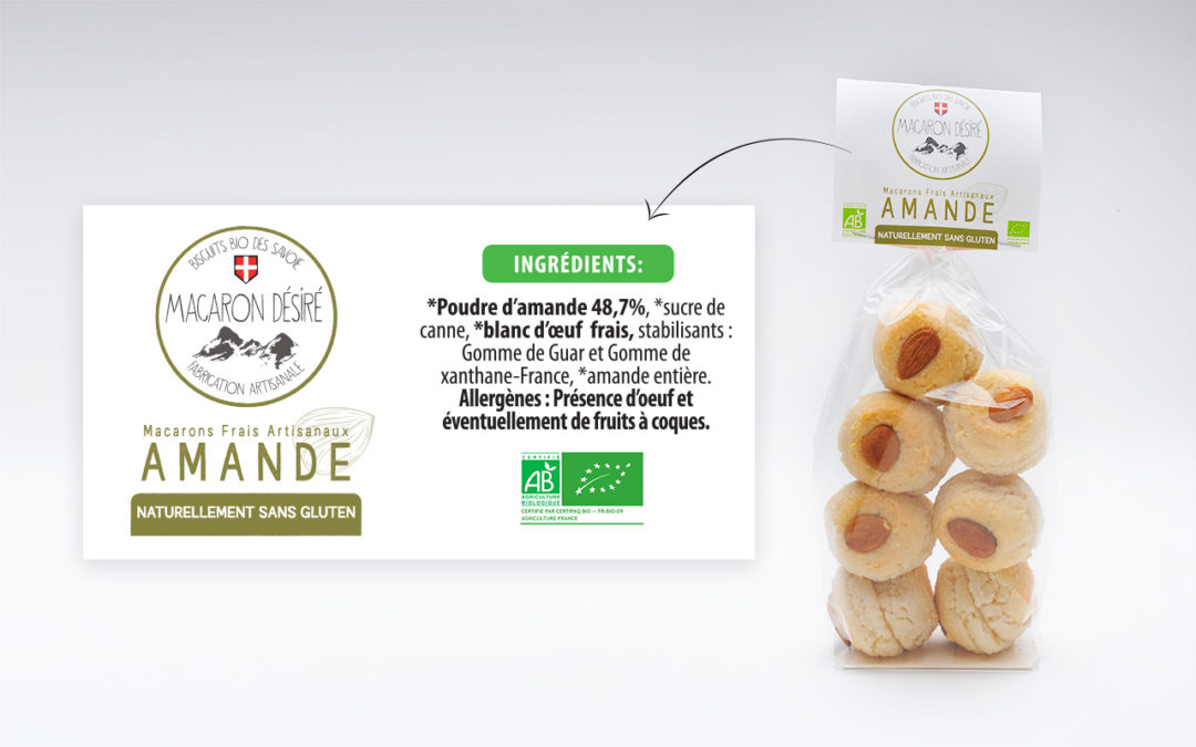 Macarons artisanaux Désiré - Biscuits Bio des Savoie