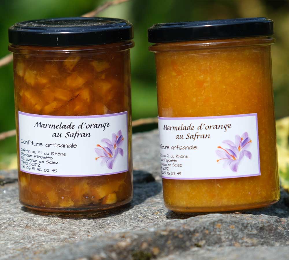 Marmelade à l\'orange et safran - SAFRAN Au Fil du Rhône