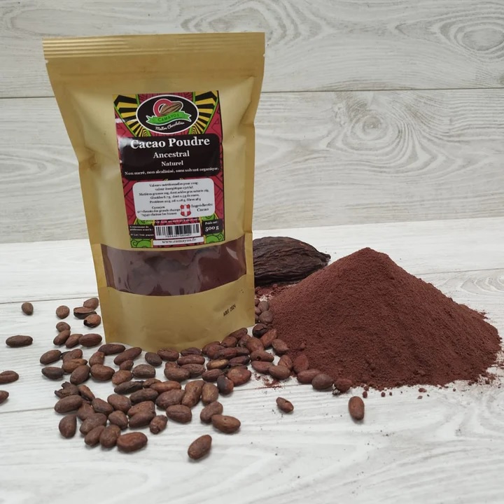 Le Cacao en poudre naturel de Camayos