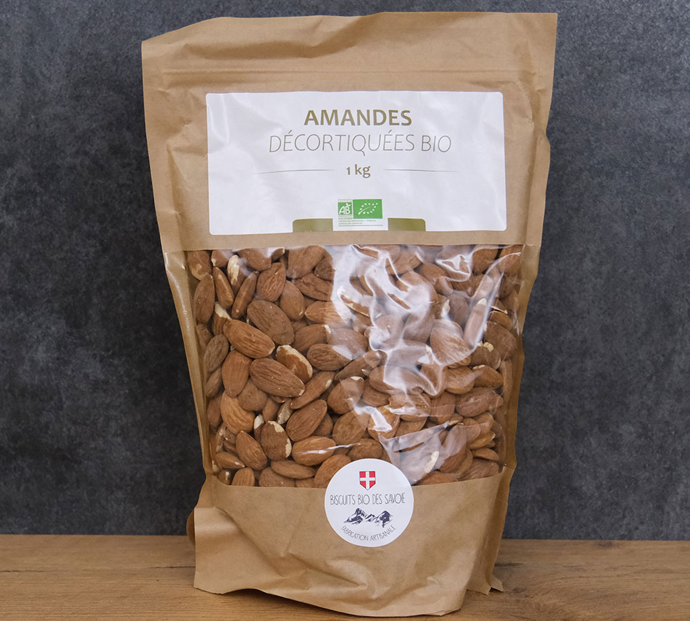 Amandes Bio - 1 kg d'Amande Bio