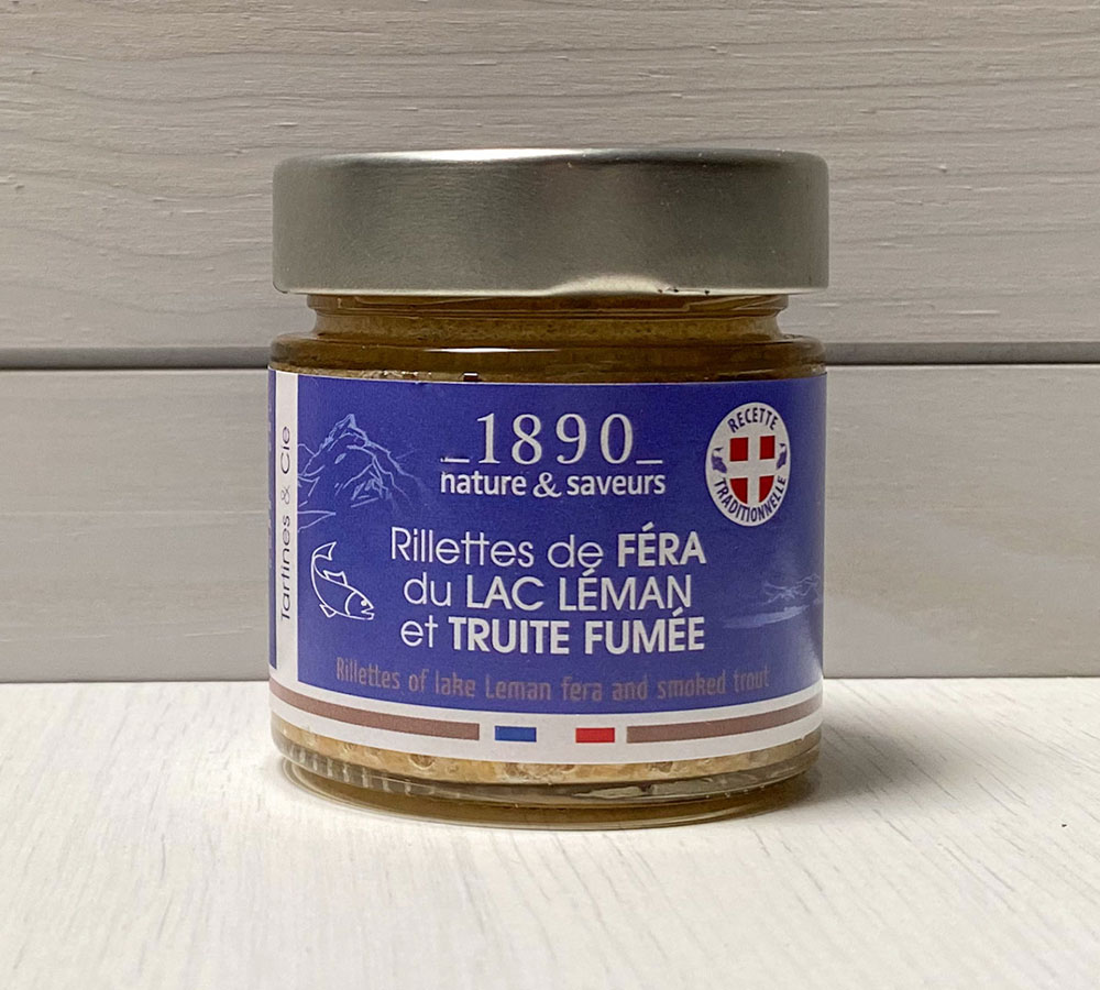 Rillettes-de-féra-du-lac-Léman-et-truite-fumée