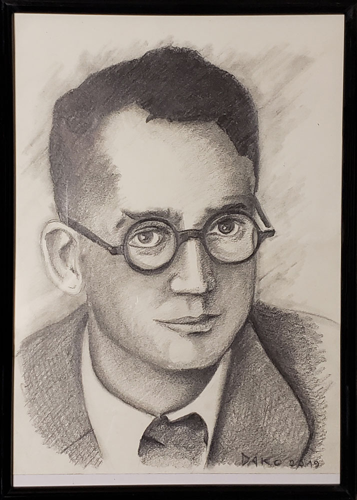 Portrait de Robert Brasillach (A4)