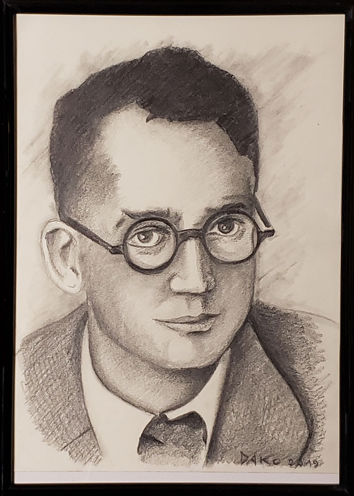 Portrait de Robert Brasillach- Dako