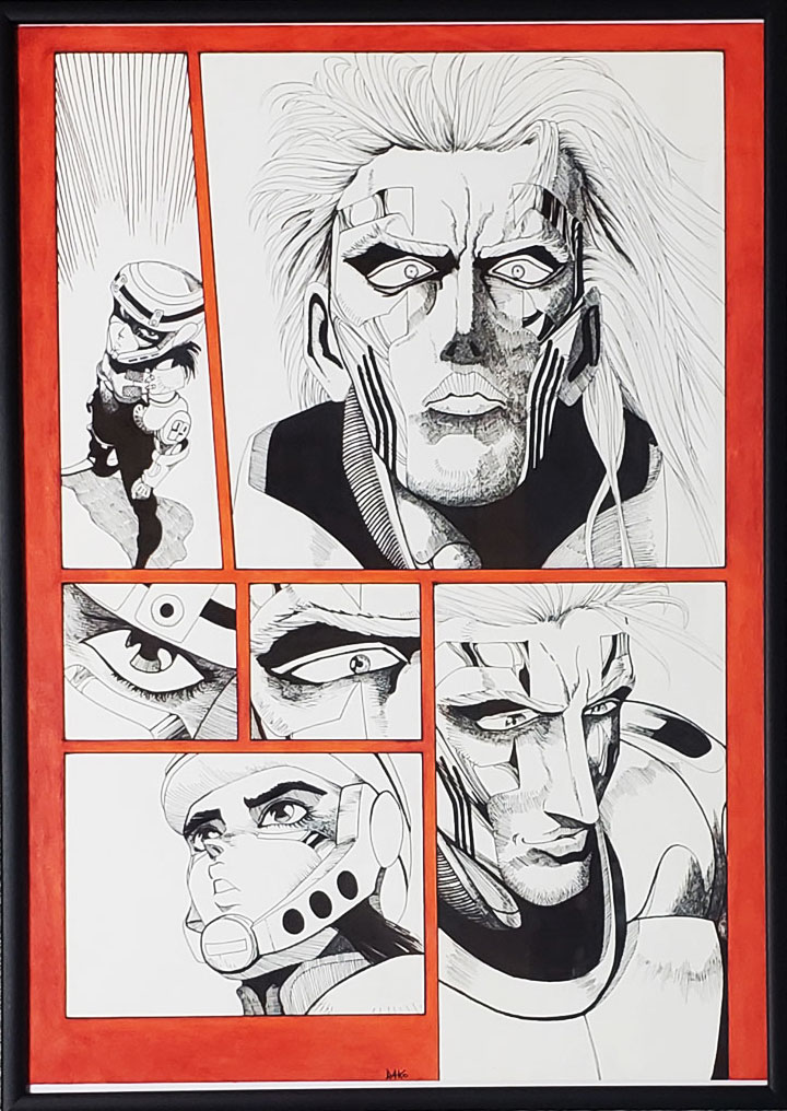 Planche de manga Gunnm - Dako