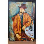 L'Homme au verre de vin - Modigliani par Dako -1