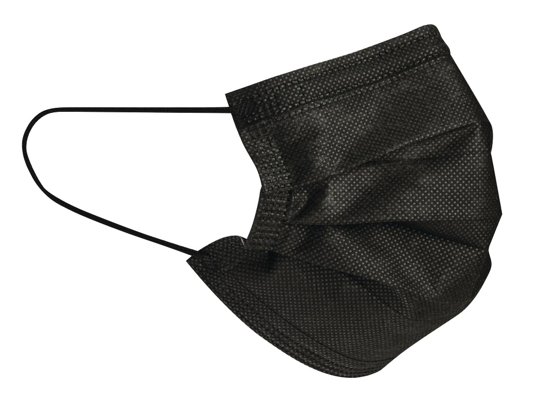 masque de protection 3 plis noir tablelya