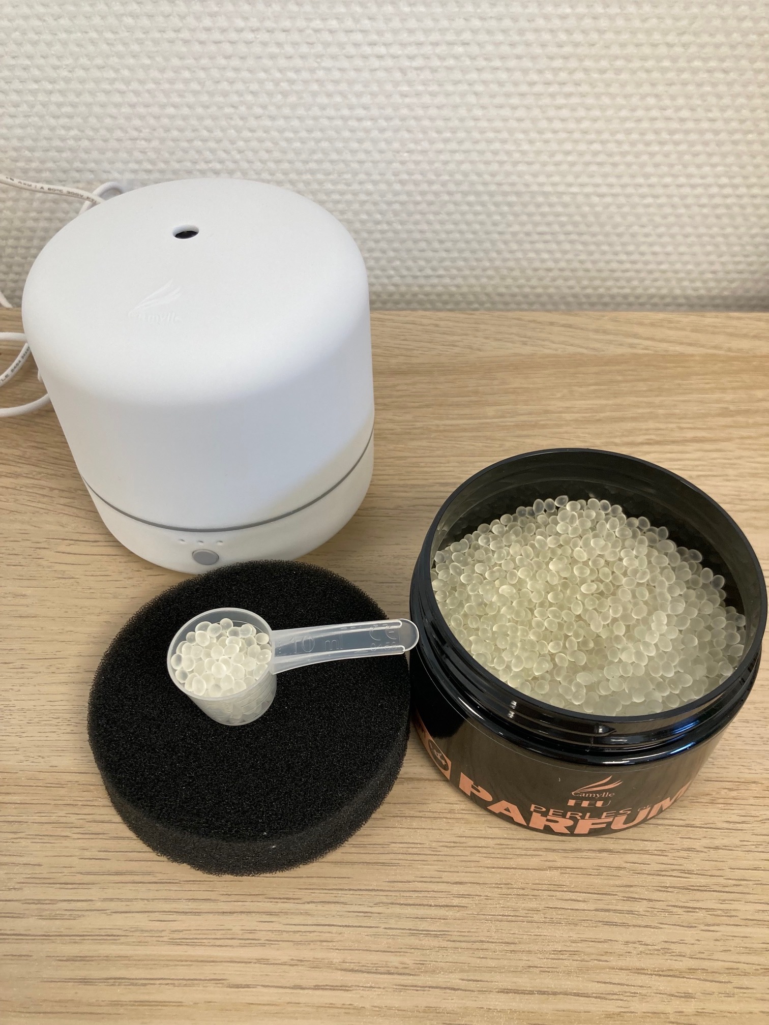 bysoo diffuseur pour parfum et huiles essentielles bio et naturelles dosette remplie tablelya pharesante