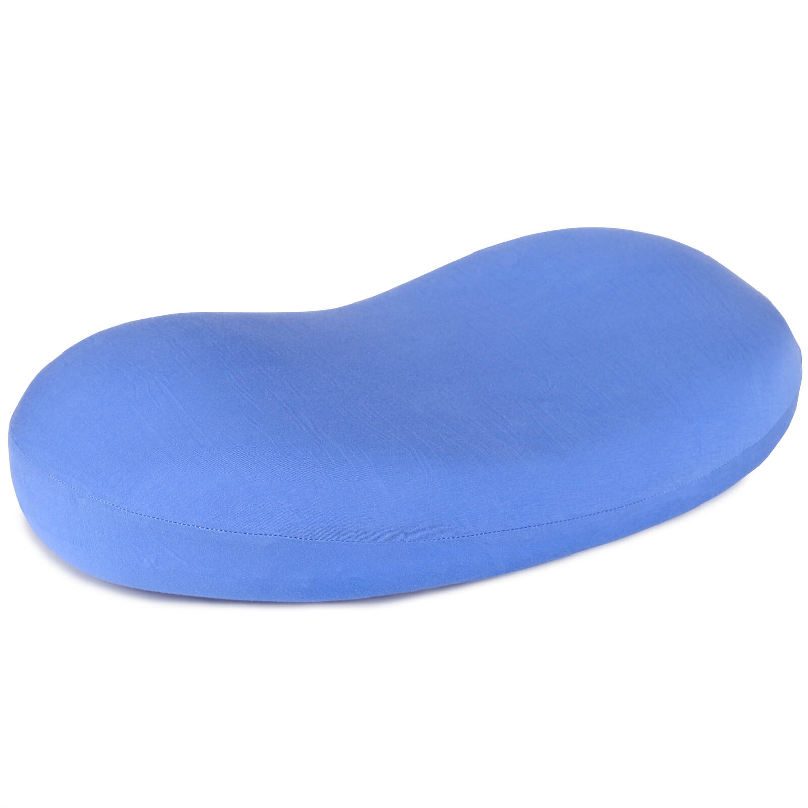 tablelya oreiller meilleur sommeil orthopedique pour soutenir la nuque en forme de haricot housse bleue 2