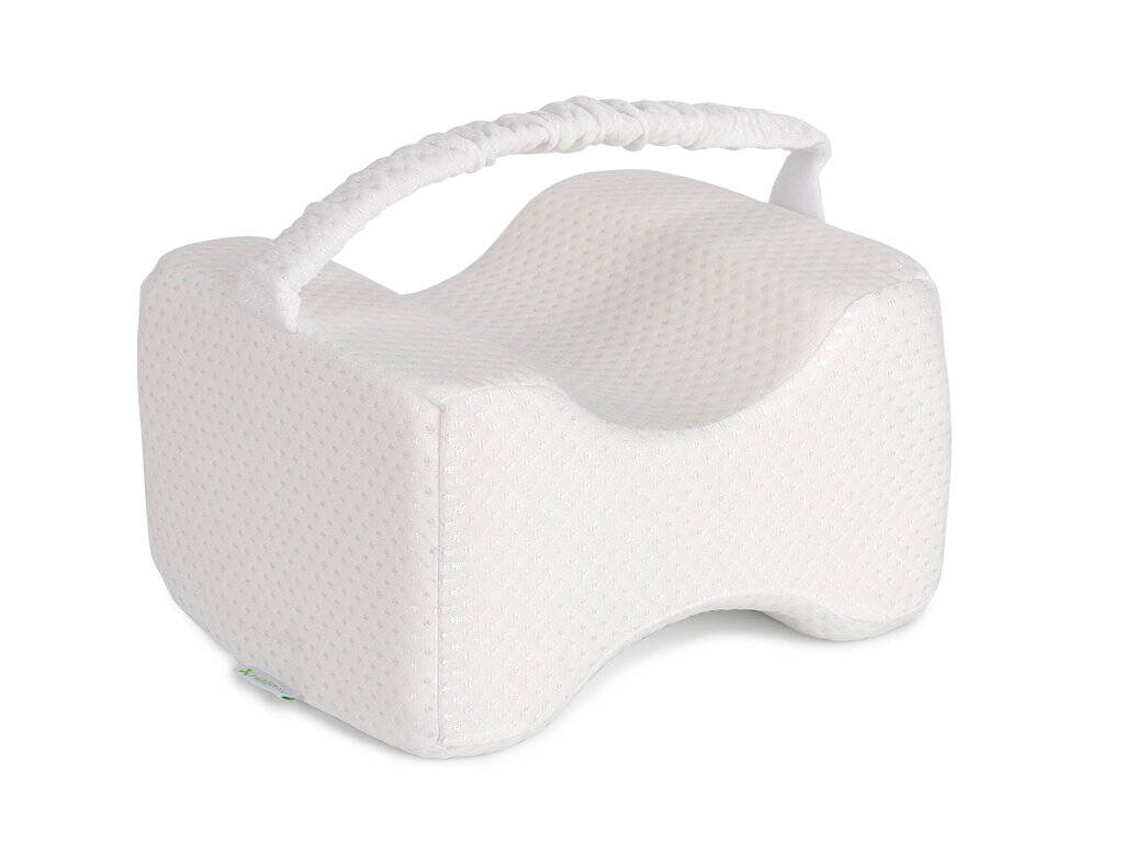 tablelya coussin genoux orthopédique avec sangle de fixation habys damart avec sangle velcro elastique fermée