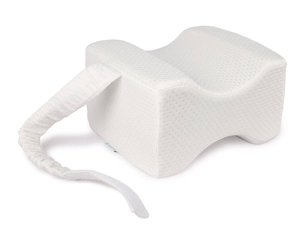 tablelya coussin genoux orthopédique avec sangle de fixation habys damart avec sangle velcro elastique
