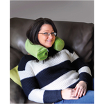 coussin cylindrique flexible en mousse à mémoire de forme vert anis diamètre 9 cm