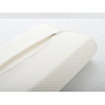 tablelya habys oreiller ergonomique à mémoire de forme M-50x30x7-9-cm-déhoussable