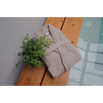 peignoir-de-bain-100-coton-balneo-spa-tablelya-couleur-taupe-col-chale-epais-n2701ta