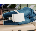 tablelya coussin genoux orthopédique avec sangle de fixation habys damart gros plan sur le coussin