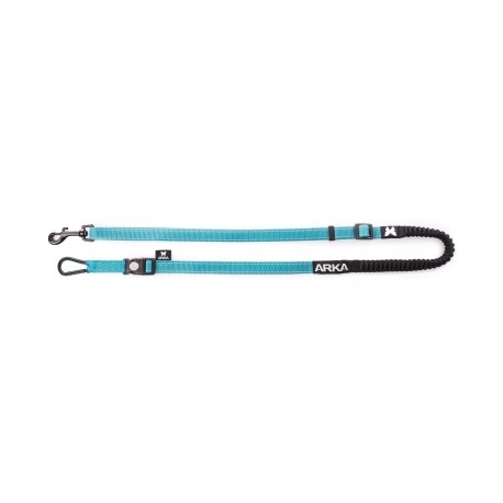 longe-pour-chien-anti-chocs-reglable-canicross-couleur-bleu-arka-haok