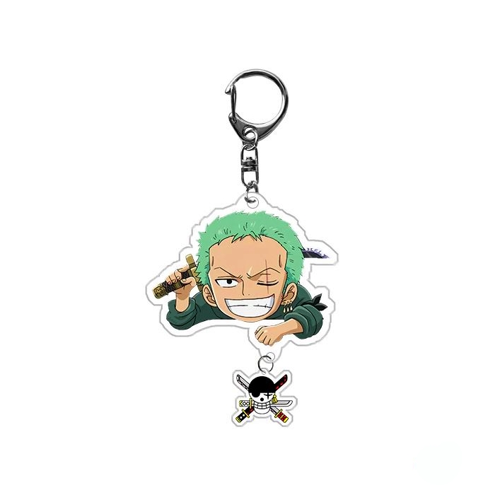 Porte clé One piece - Wanted Zoro - Or - Figurina